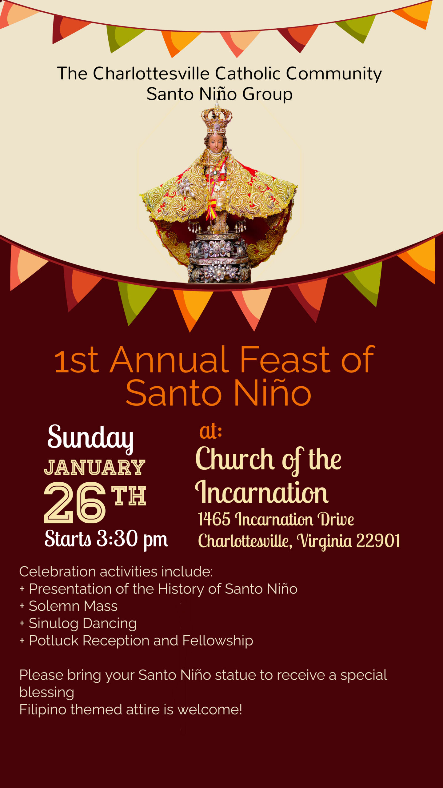 1st Annual Feast of Santo Niño